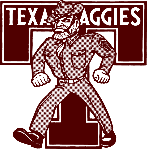 Texas A&M Aggies 1972-1980 Primary Logo t shirts DIY iron ons